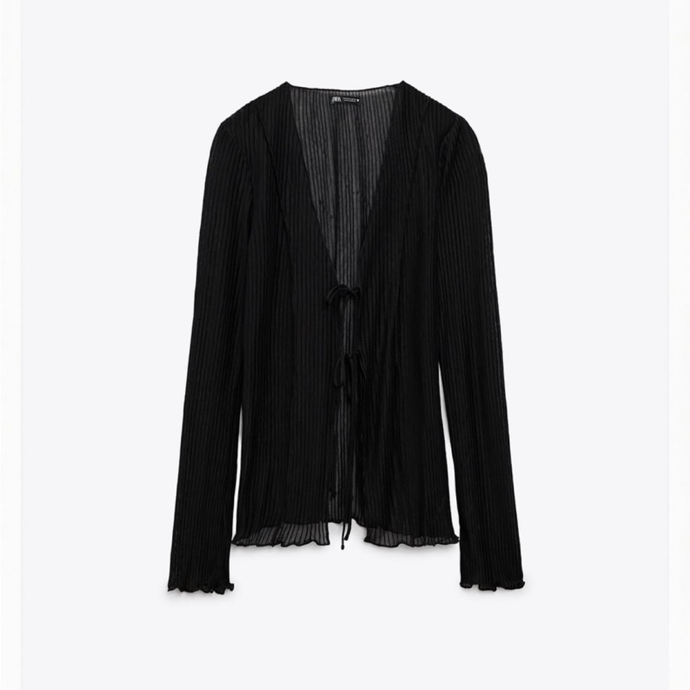 ZARA pleated top